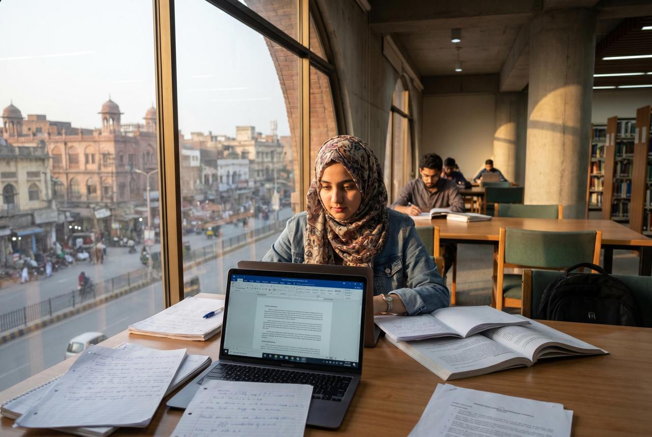 AI tools for students in Pakistan helping with studying, writing, research, and exam preparation.