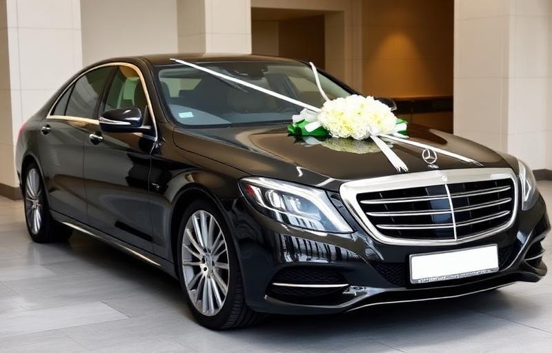 Wedding car prepared for a special occasion in Islamabad.