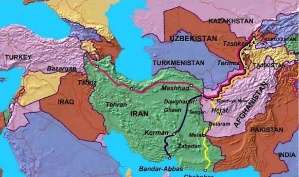 Trans-Afghan transport corridor linking Central Asian trade routes with Pakistan.