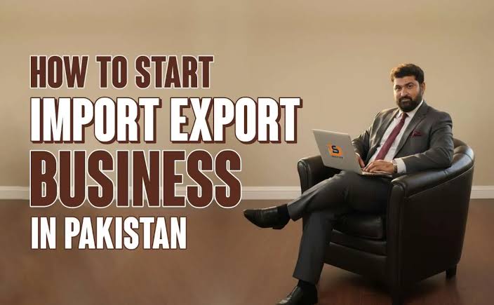  Import and export business in Pakistan showing cargo containers, international shipping, and global trade operations.