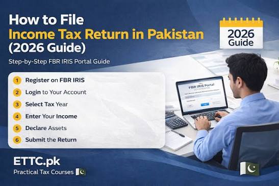 FBR income tax return filing in Pakistan for individuals and businesses in 2026.